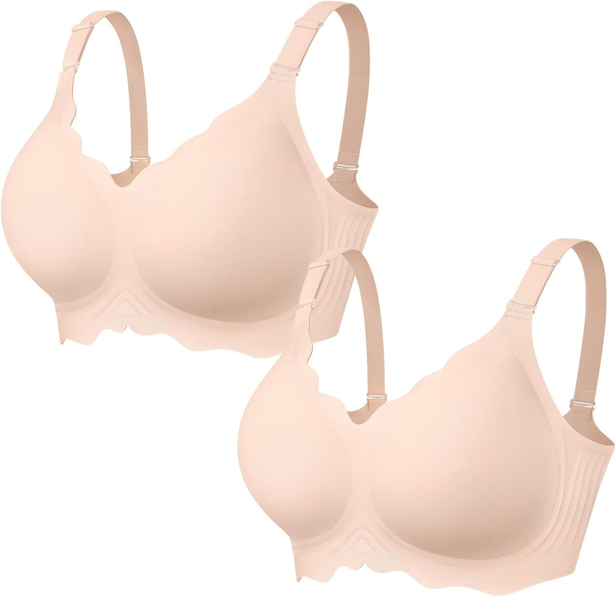 OEAK Women Value Series Jelly Bras Wireless Pushup Convertible Bra
