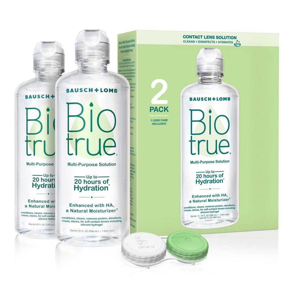 Biotrue® Contact Lens Multi-Purpose Solution, 10 oz x Twin Pack