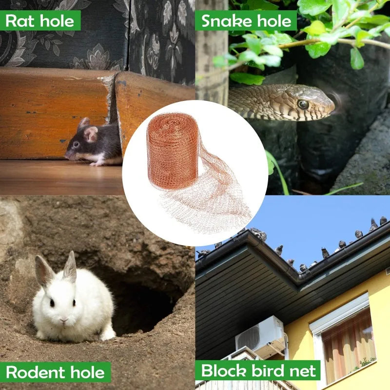 1Pcs 3m/6m Copper Wire Mesh House Copper Electromagnetic Wave Shielding Network Signal Shielding Network Radiation Protection