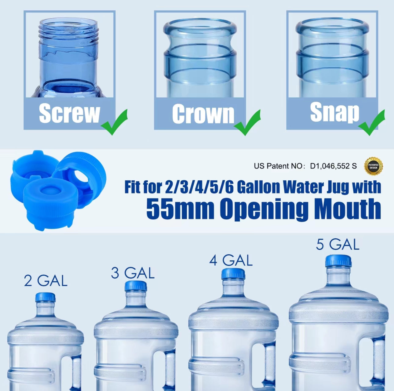 SipSeal Gallon Cap