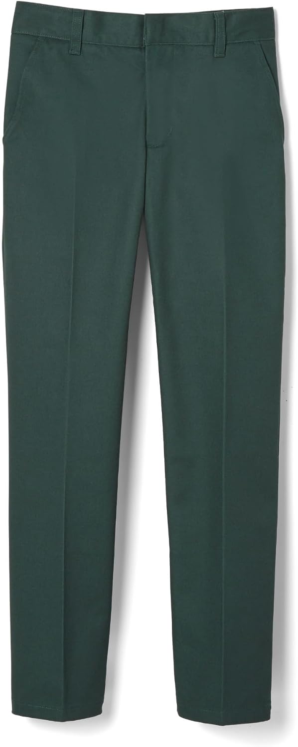 French Toast Boys' Adjustable Waist Relaxed Fit Twill Pant