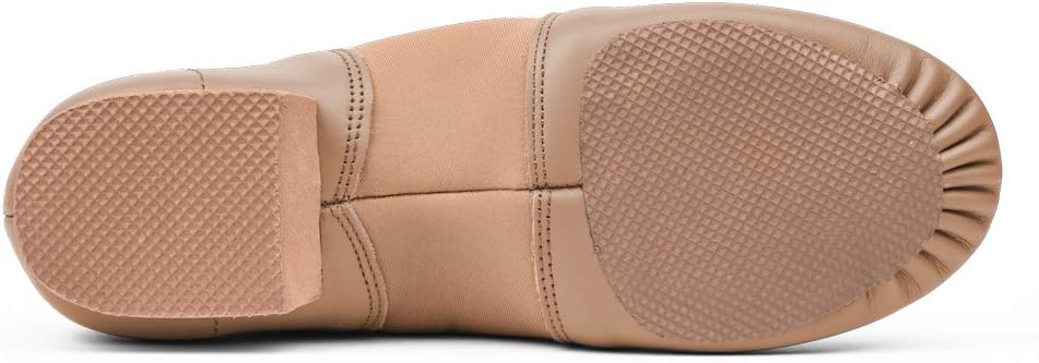 Stelle Jazz Shoes for Girls Genuine Leather Slip-On Dance Shoes