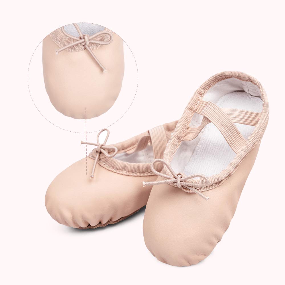 Stelle Ballet Shoes for Girls Toddler Soft Leather Split Sole