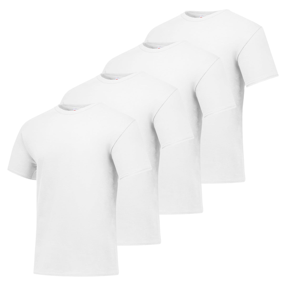 Hanes Men's T-Shirt Pack - 4 or 6 Pack - Essential-T Crewneck Cotton T-Shirts - Everyday Men's Clothing - Big & Tall