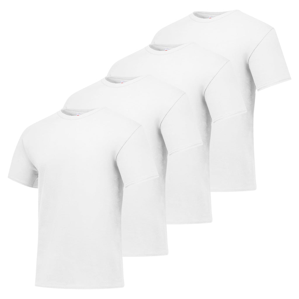 Hanes Men's T-Shirt Pack - 4 or 6 Pack - Essential-T Crewneck Cotton T-Shirts - Everyday Men's Clothing - Big & Tall
