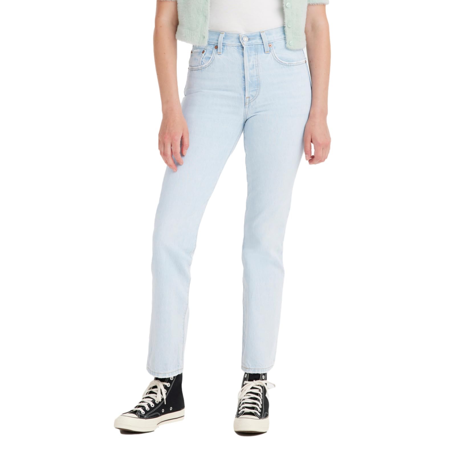 Levi's Women's 501 Original Fit Jeans Ojai Lake Light Cotton Size 32R