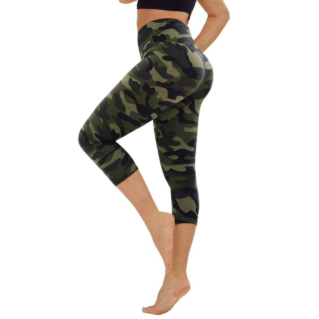 TNNZEET High Waisted Leggings for Women - No See Through Tummy Control Cycling Workout Yoga Pants with Pockets Reg & Plus