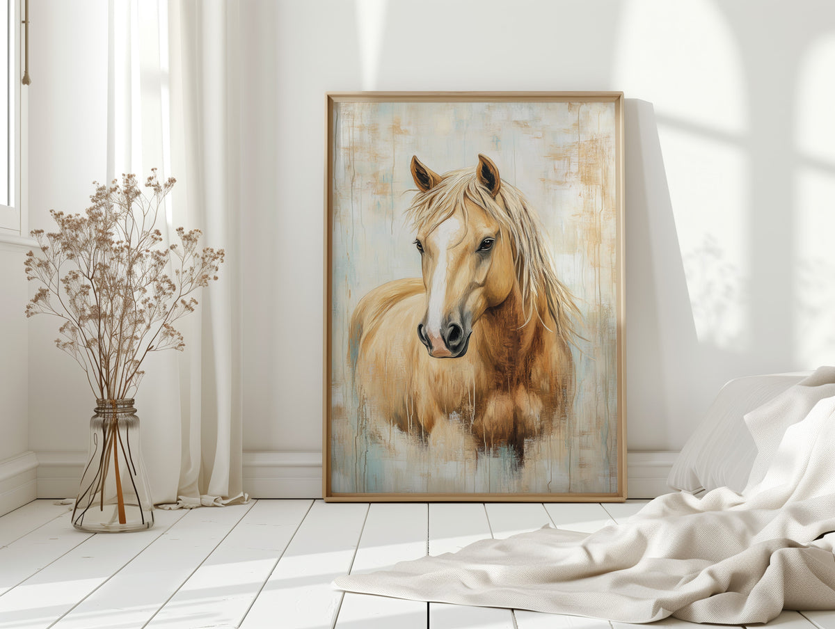 Palomino Gaze: Golden Spirit