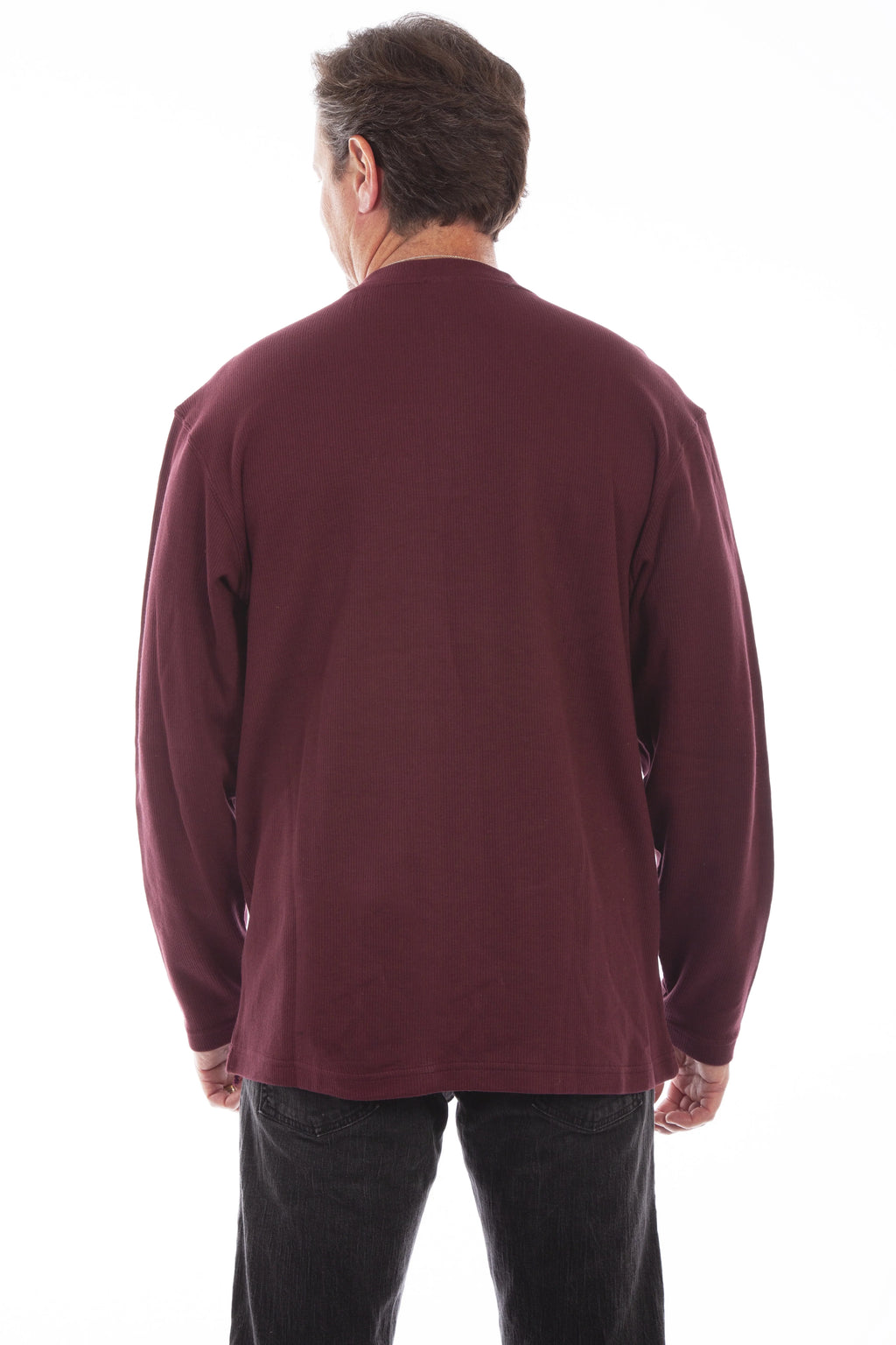 Scully Rib Henley (5294) - Men's Pullover Knit