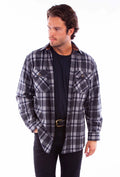 Scully Stone Ridge - Men's Western Wool Flannel Shirt