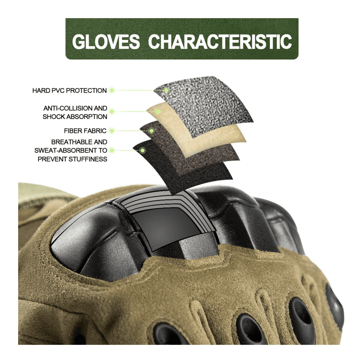 JupiterGear Tactical Military Airsoft Gloves for Outdoor Sports, Paintball, and Motorcycling with Touchscreen Fingertip Capability