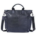 Mens Large-Capacity Shoulder And Crossbody Bag Made From Full-Grain Leather