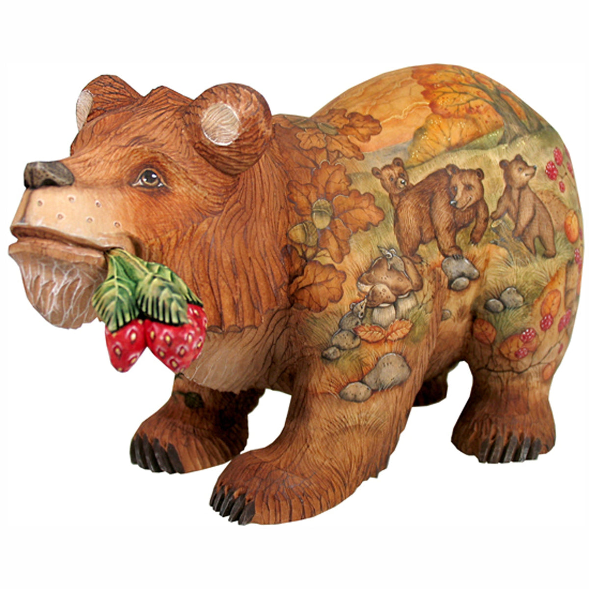 Bear - forest friends by G. DeBrekht Handpainted Collectible Figurine, Unique Decor Made in the USA 58902