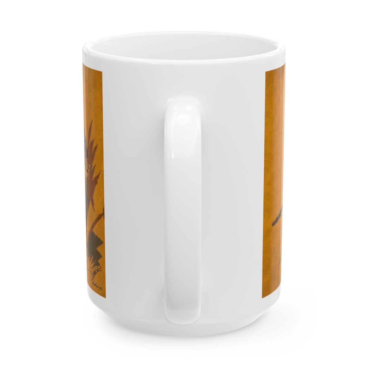 PimsArt Majestic Tiger Illustration Mug From Original Painting