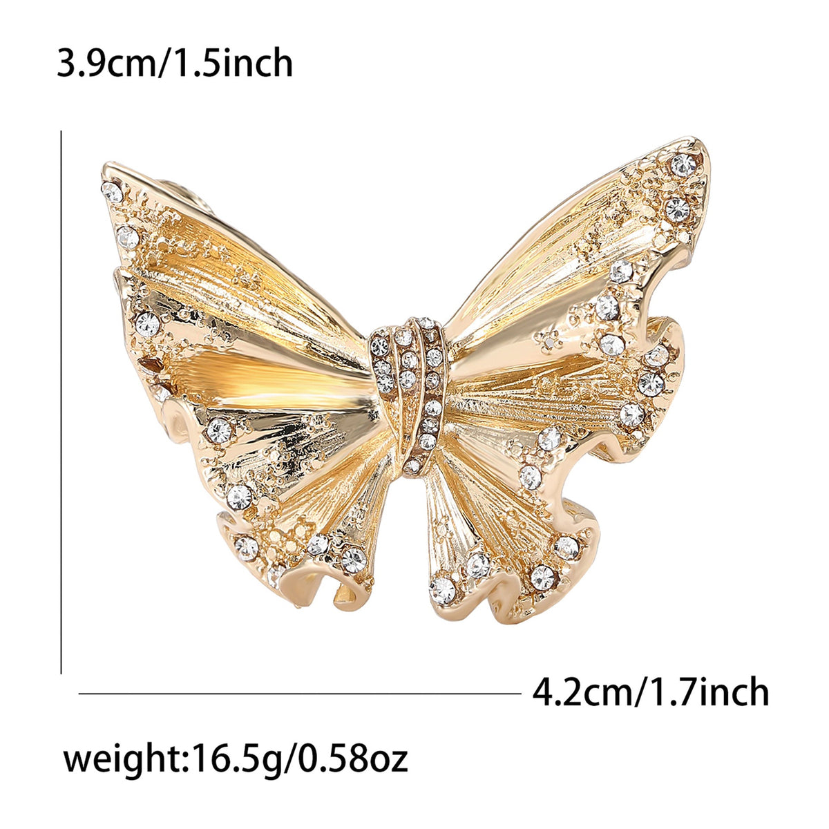 Stylish And Creative Alloy Enamel Butterfly Brooch