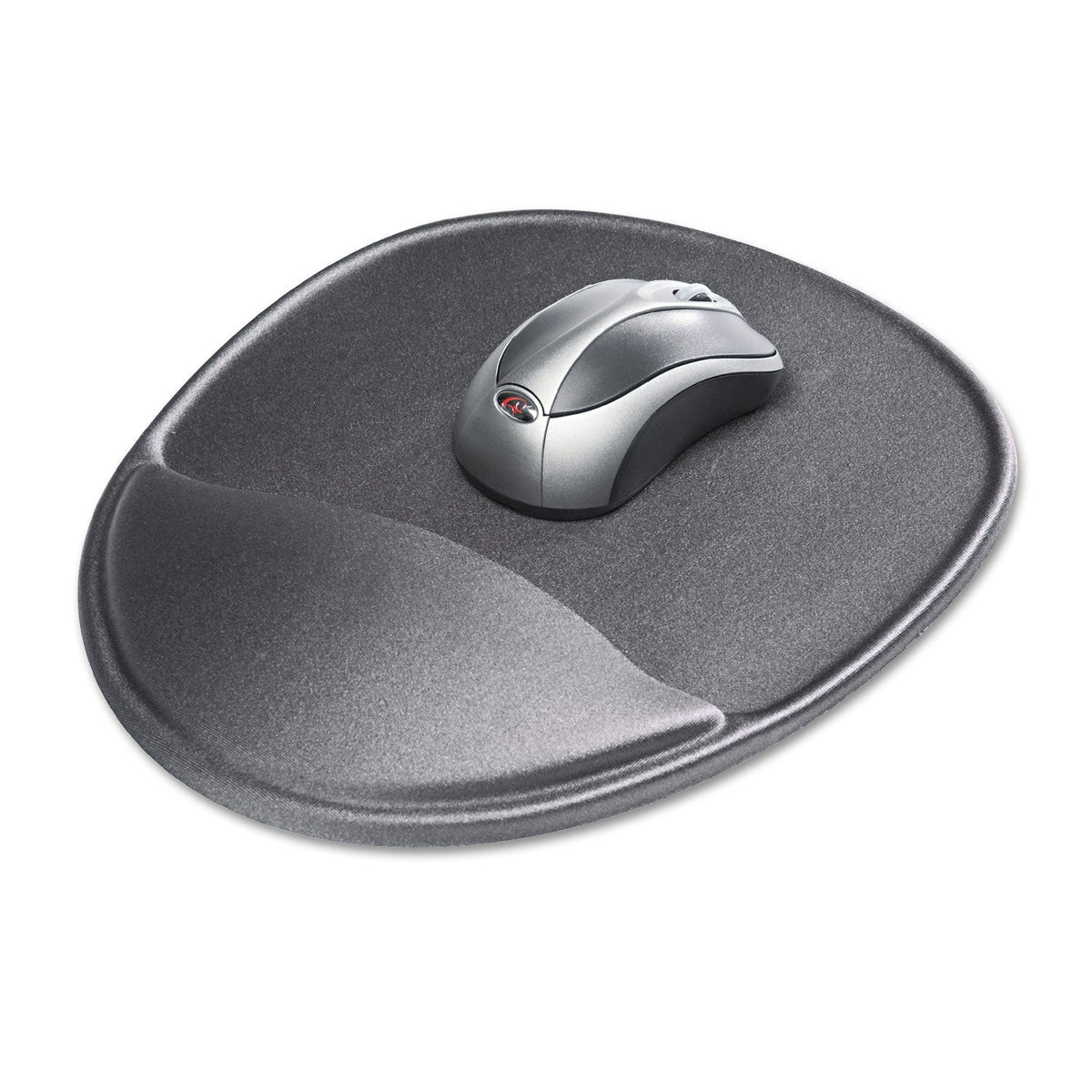 Kelly Computer Supply Mouse Pad with Wrist Rest, 8.75 x 10.75, Slate