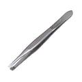 Nascita Chrome Flat Tip Tweezers for Precise Grooming