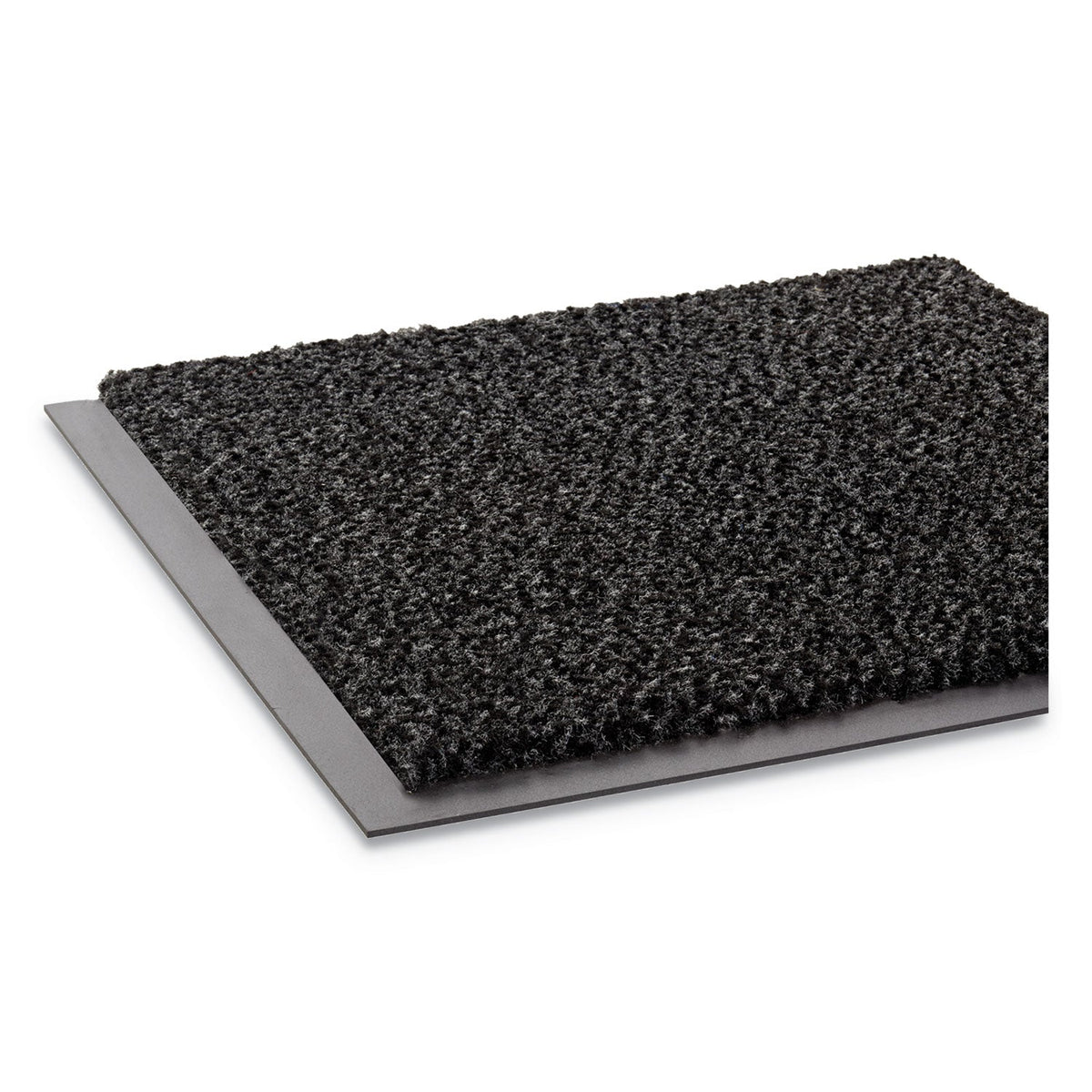Crown Dust-Star Microfiber Wiper Mat, 36 x 120, Charcoal