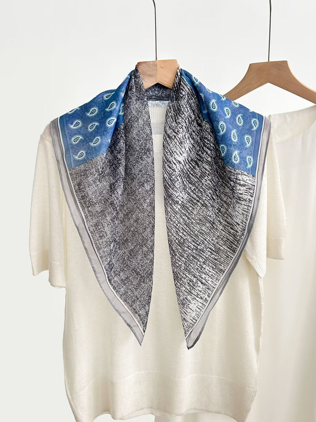 New Breathable Versatile Silk Chiffon Scarf For Women, Also Usable As A Shawl
