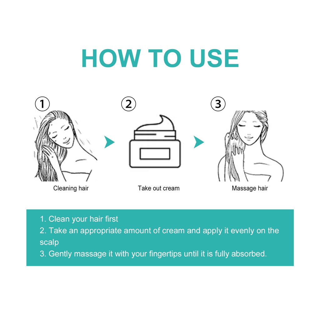 Rosemary Hair Care Cream, Anti-Set Hair Intensive Repair Ironing And Drying Hair Smoothing Cream