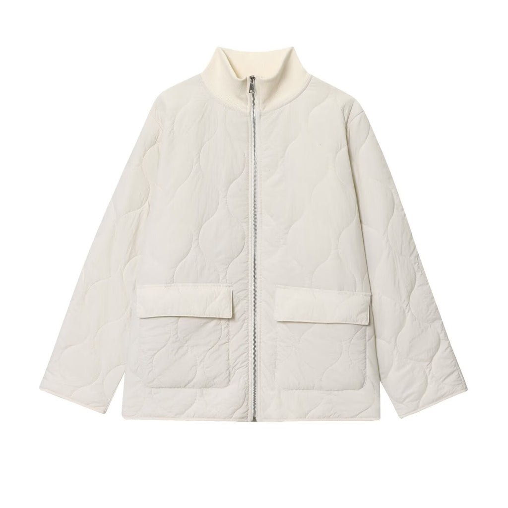 Loose, Oversized Quilted Lightweight Cotton-padded Jacket