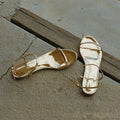 Womens Stylish Flat Sandals With A Single Strap