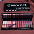 CmaaDU 28 Color Eyeshadow Palette Beginners Makeup Matte Pearlescent