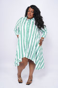 Stripe Shirt Dress
