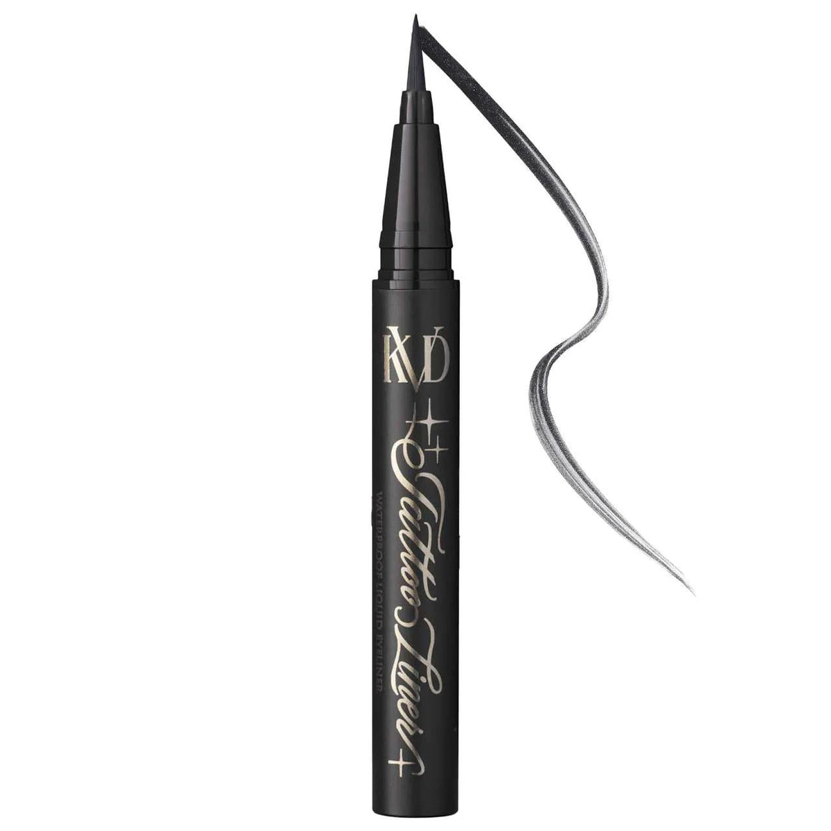 KVD Beauty Mini Tattoo Liner: Vegan Waterproof Liquid Eyeliner - Extreme Precision, Long Lasting, Intense Black