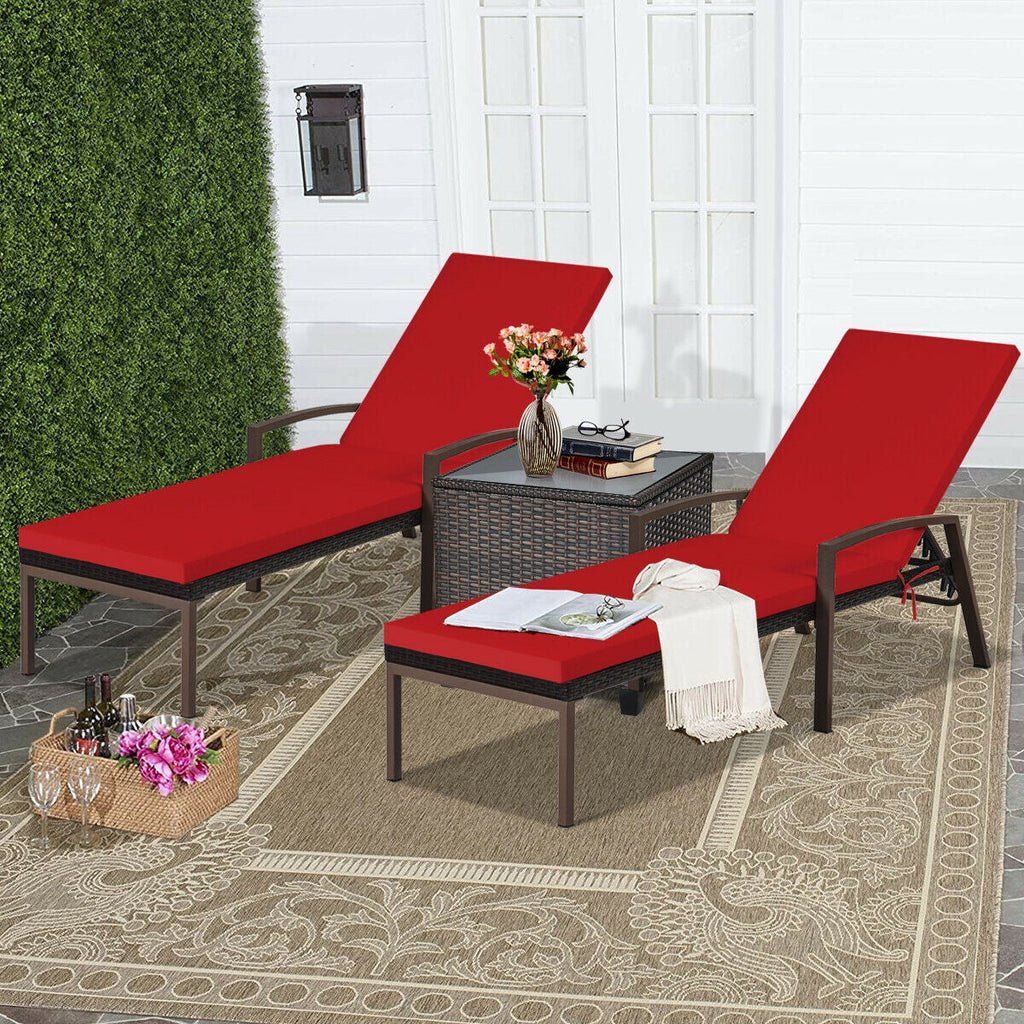 2 Pieces Patio Rattan