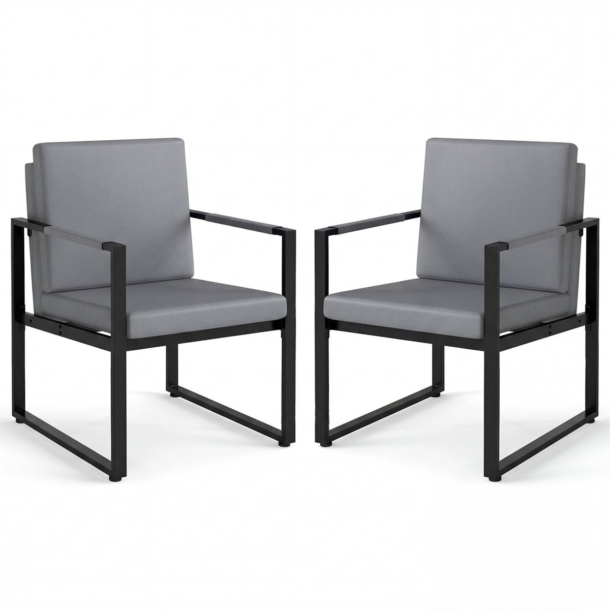 5 Pieces Living Room Set with 2 Accent Chairs and 2 Coffee Tables