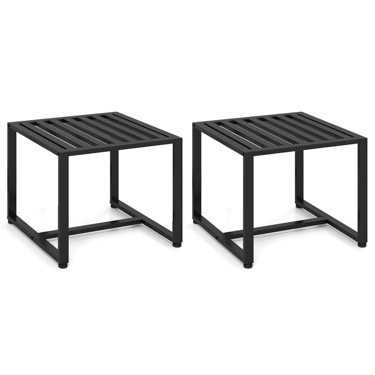 5 Pieces Living Room Set with 2 Accent Chairs and 2 Coffee Tables