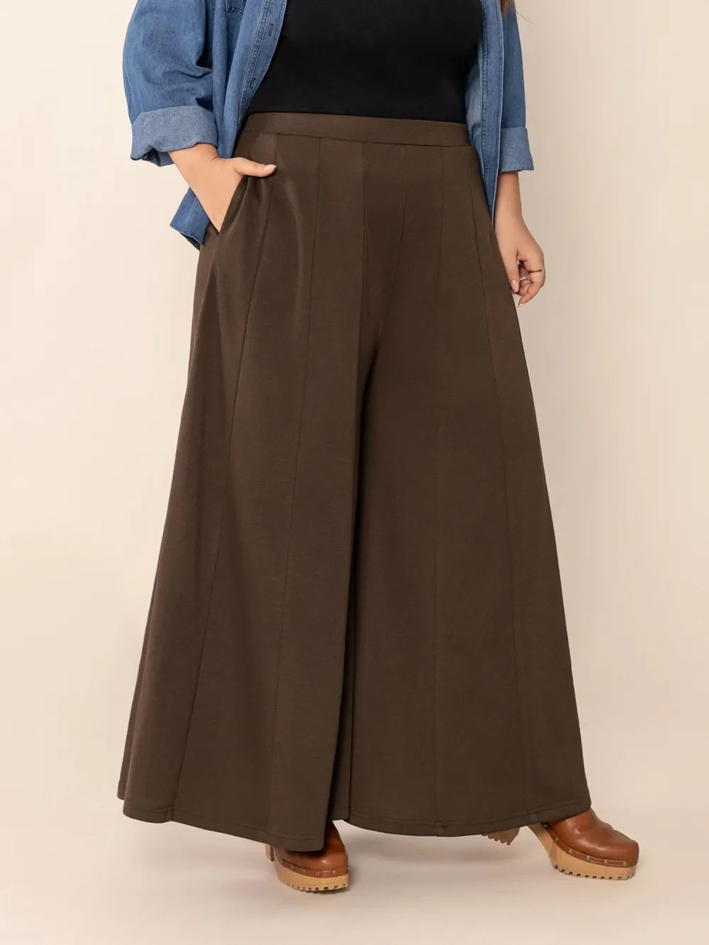 Wide Leg Pants with Pockets