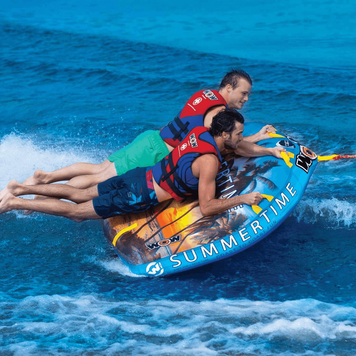 WOW Watersports Summertime 1 to 2 Person Towable with Ultra Soft Top