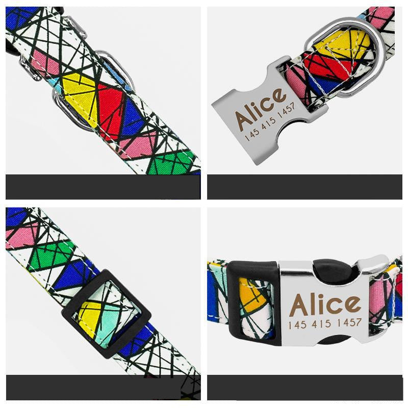 Pet Collar Lettering Large Dog Pet Dog Neck