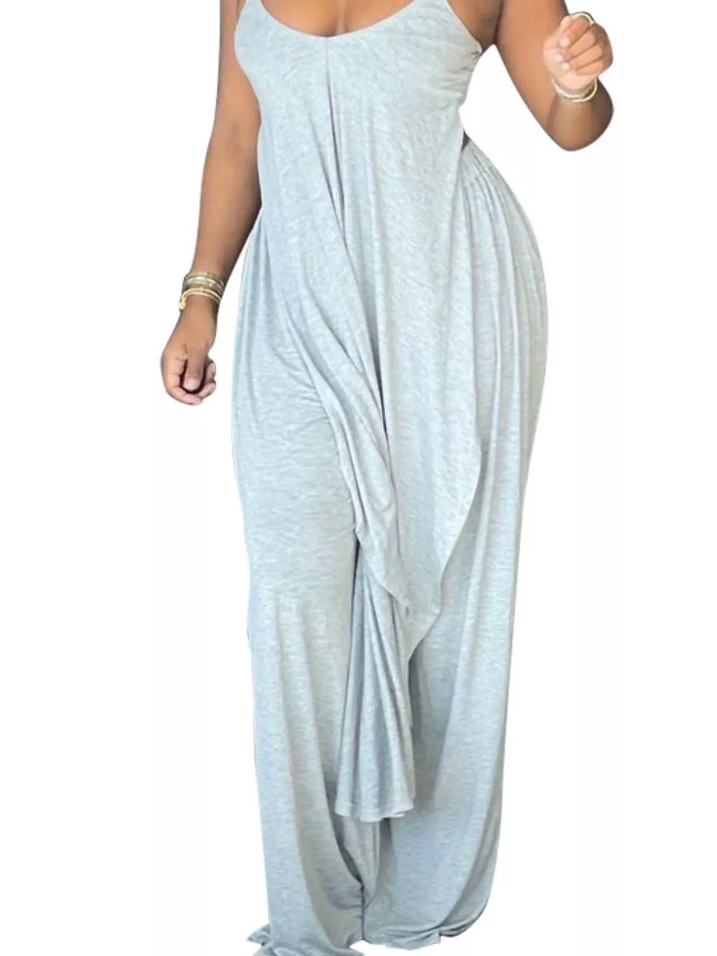 Asymmetrical Hem Cami and Pants Set