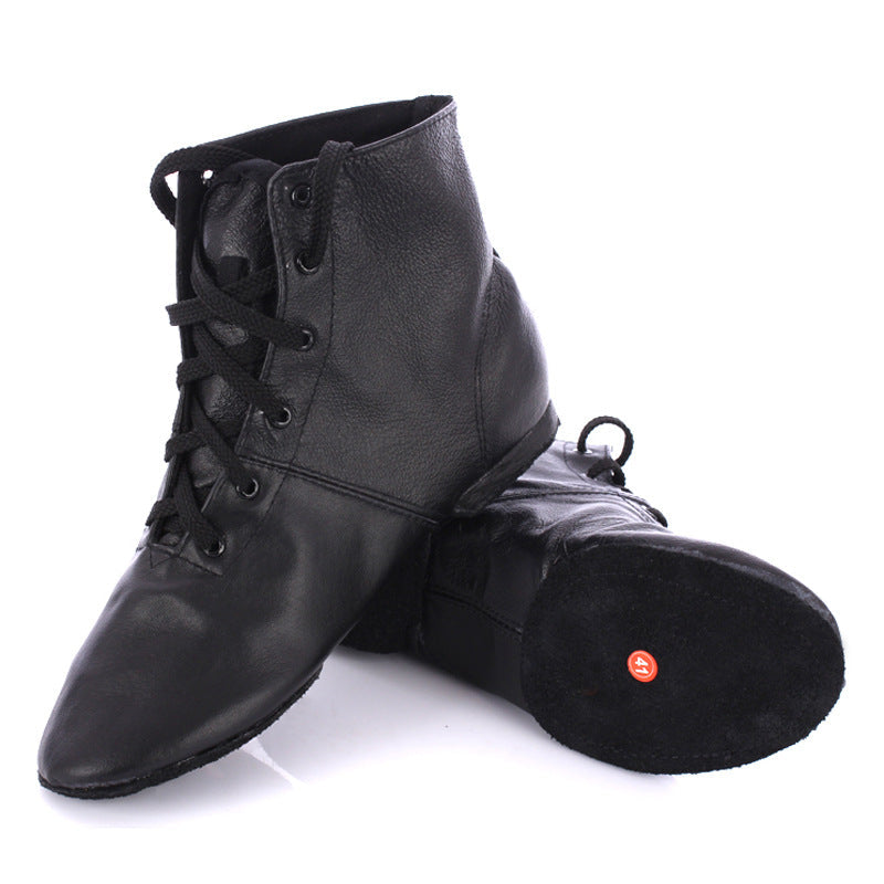 Genuine Leather Ballet Shoes Soft Bottom Practice Modern Dance