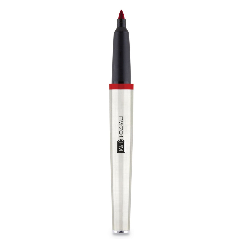 Zebra PM-701 Permanent Marker, Medium Bullet Tip, Red