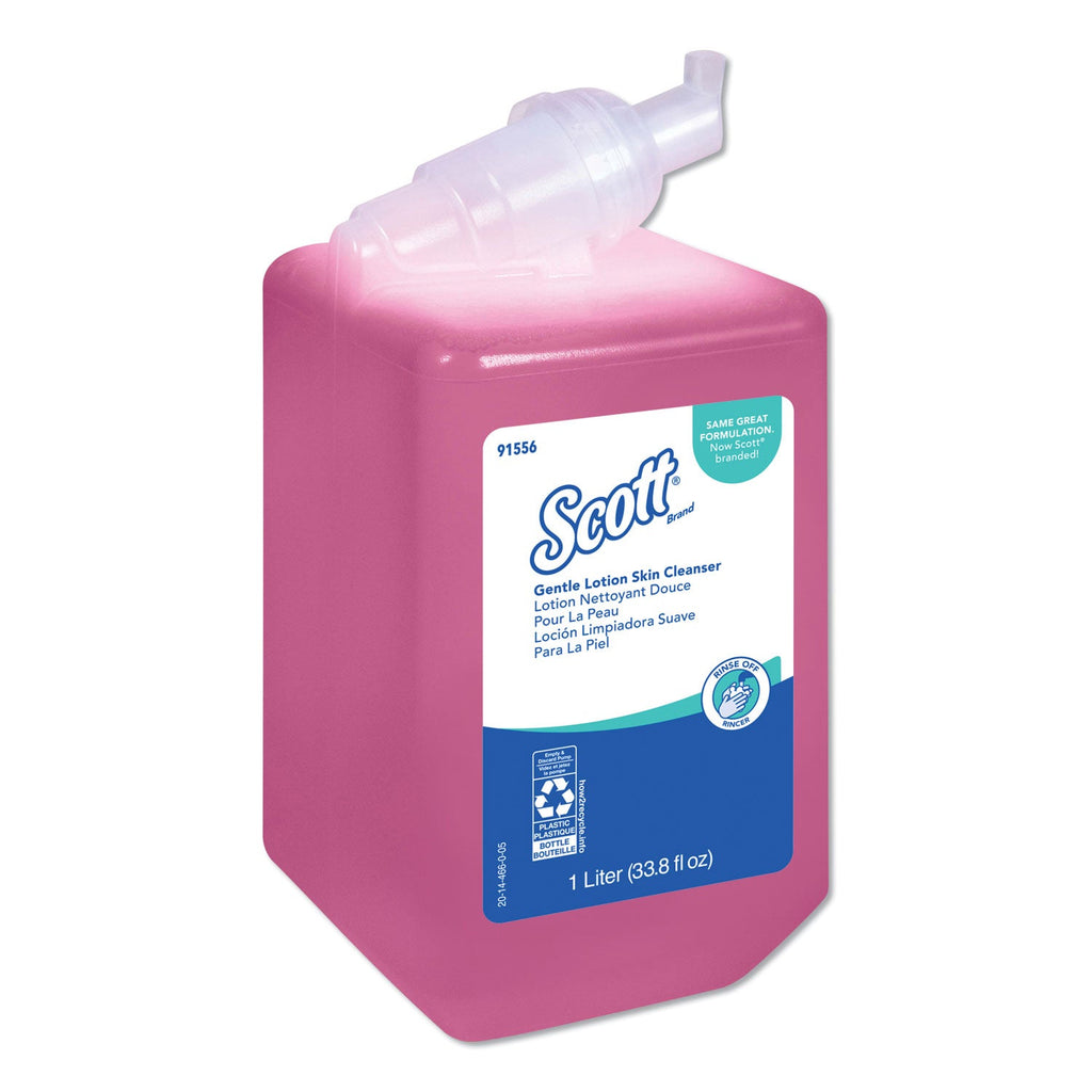 Scott Essential Skin Cleanser, Floral, 1,000 mL Refill, 6/Carton