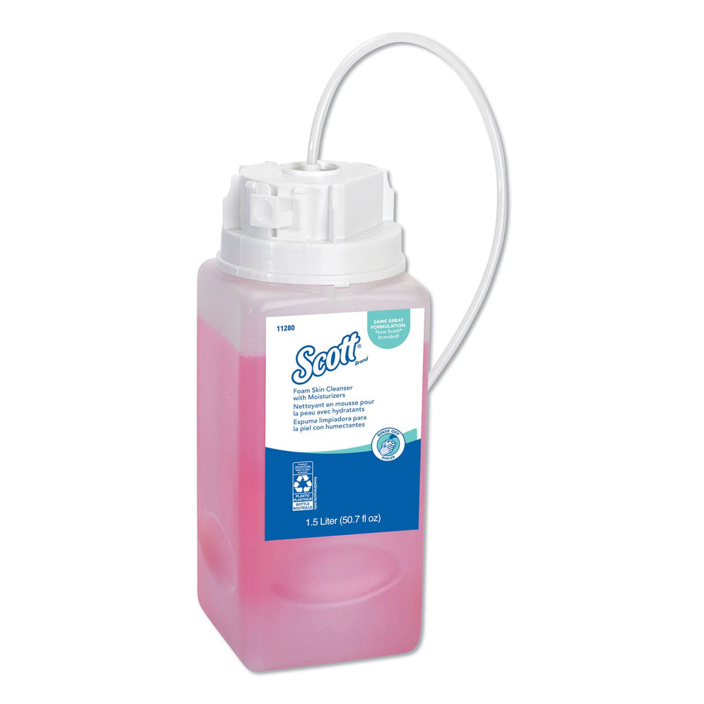 Scott Pro Foam Skin Cleanser with Moisturizers, Citrus Scent, 1.5 L Refill, 2/Carton