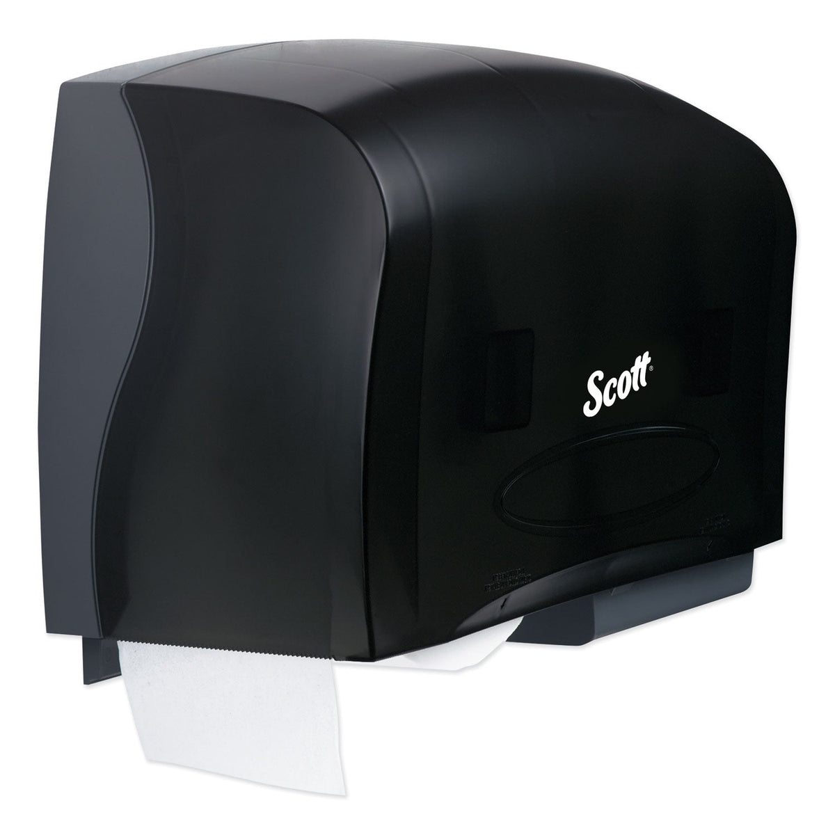 Scott Essential Coreless Twin Jumbo Roll Tissue Dispenser, 20 x 6 x 11, Black