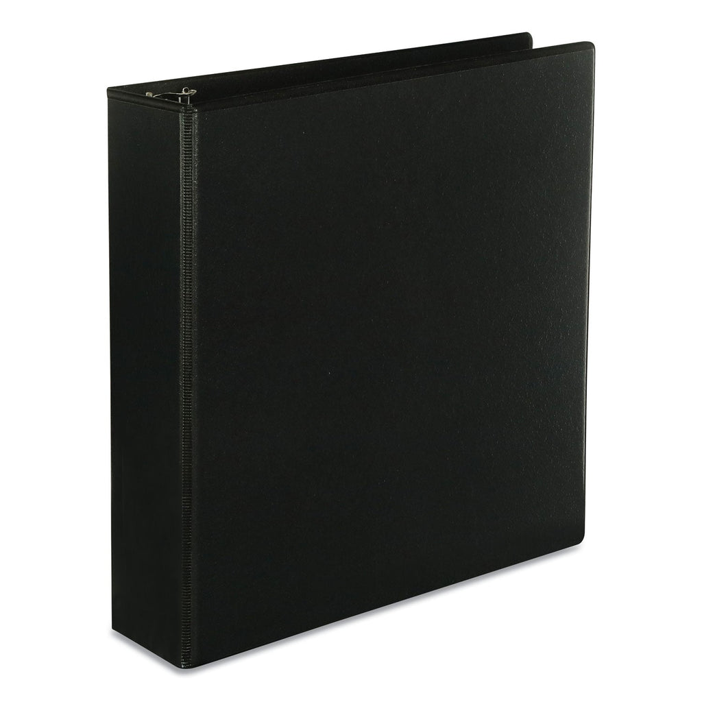 Universal Slant D-Ring View Binder, 3 Rings, 2" Capacity, 11 x 8.5, Black