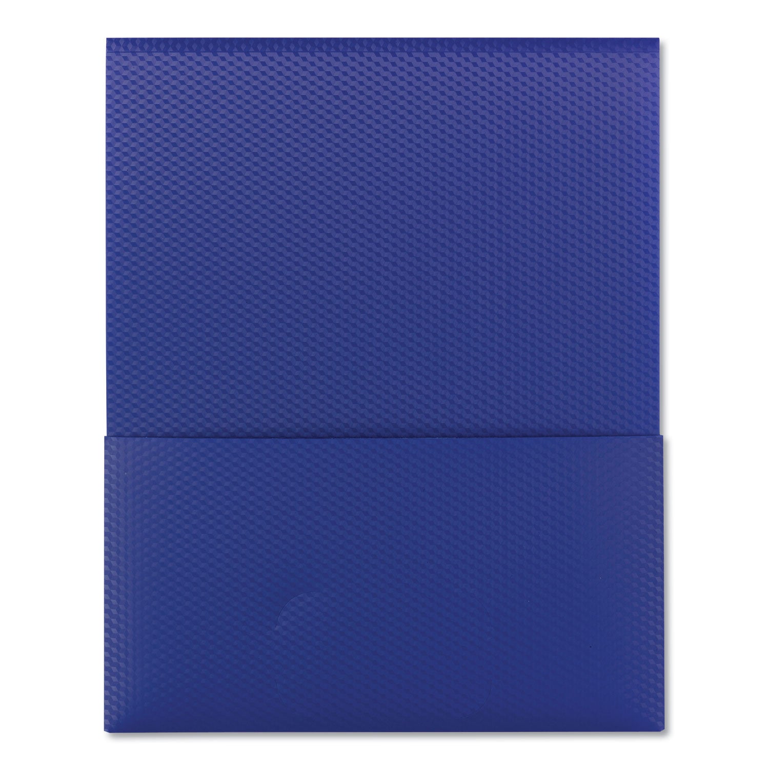 Smead Organized Up Poly Stackit Folders, 11 x 8.5, Dark Blue/Dark Blue, 5/Pack
