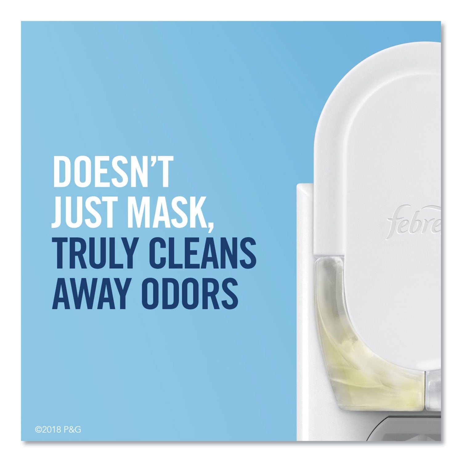 Febreze PLUG Air Freshener Refills, Linen and Sky, 0.87 oz, 6/Carton