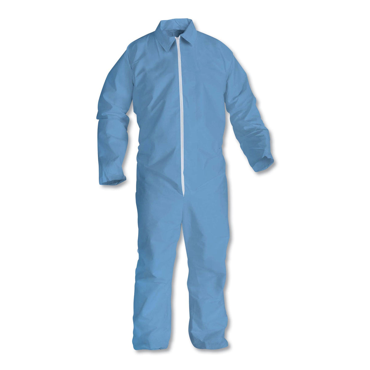 KleenGuard A65 Zipper Front Flame Resistant Coveralls, Large, White, 25/Carton