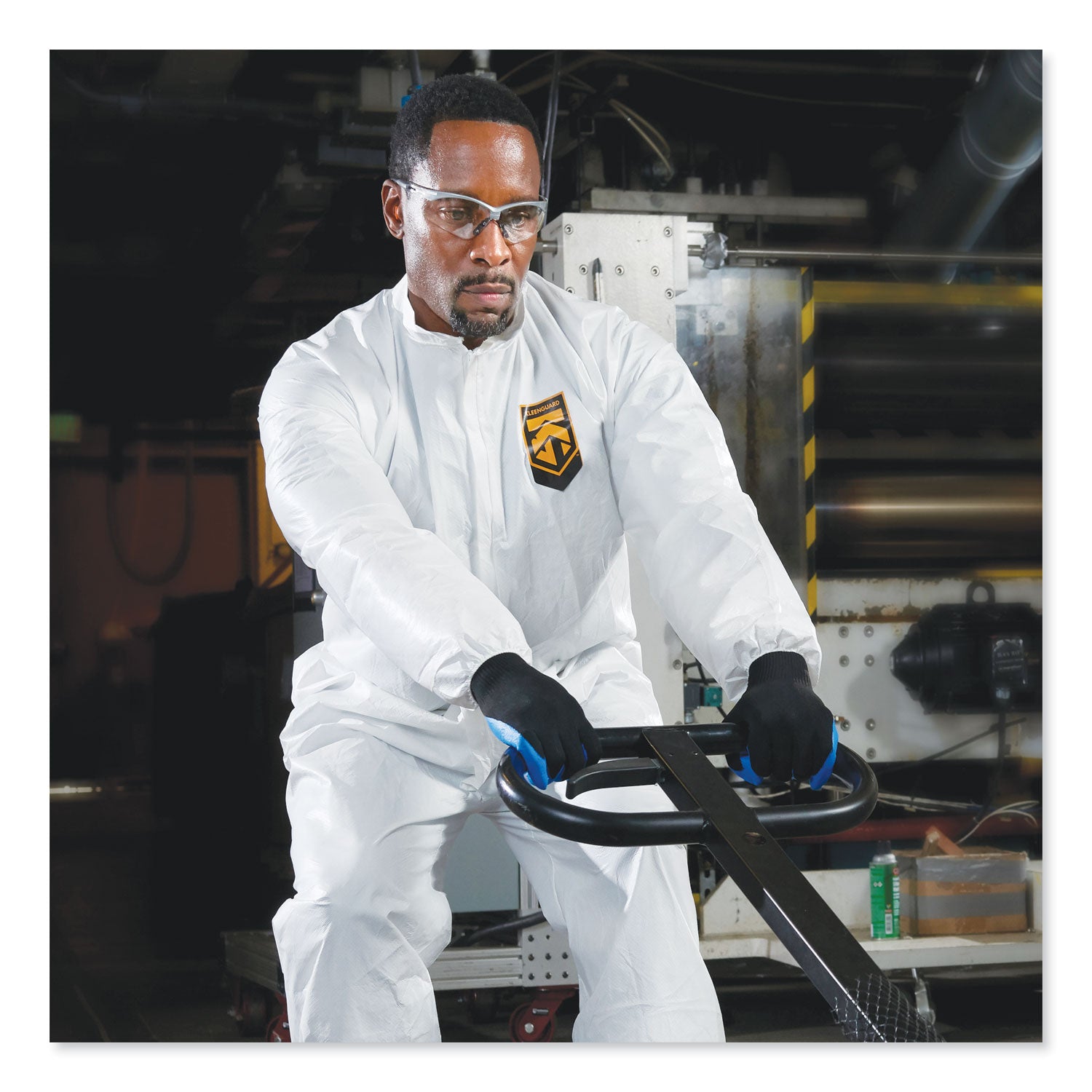 KleenGuard A40 Coveralls, Elastic Wrists/Ankles, X-Large, White