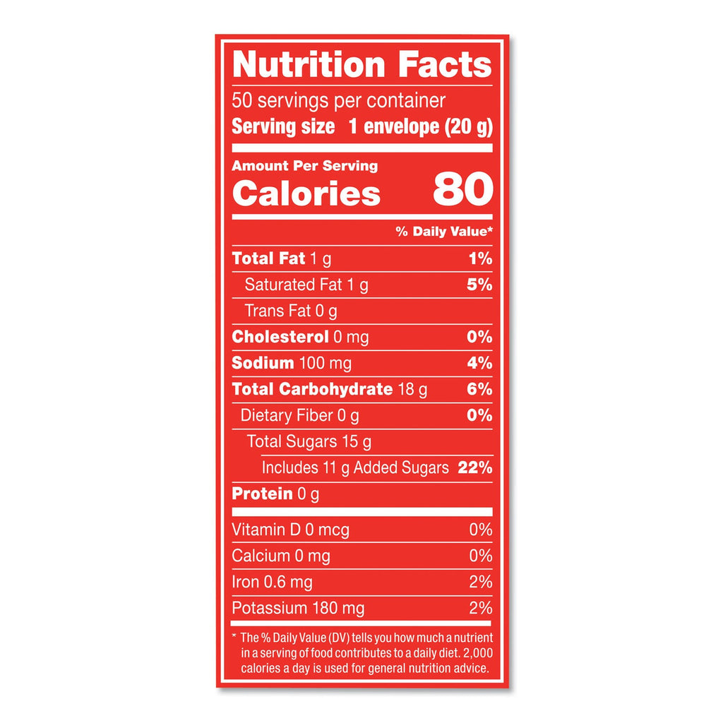 Nestlé Hot Cocoa Mix, Dark Chocolate, 0.71 oz, 50/Box