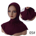 Womens Modal Cotton Headscarf Cap With Three Buttons