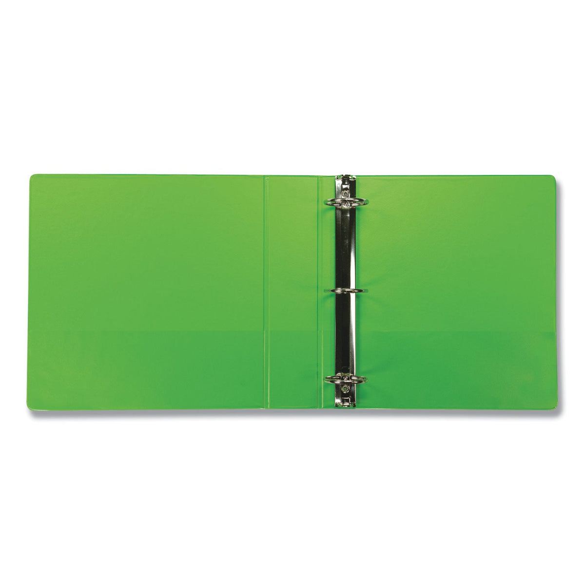 Samsill Earth’s Choice Biobased Durable Fashion View Binder, 3 Rings, 2" Capacity, 11 x 8.5, Lime, 2/Pack