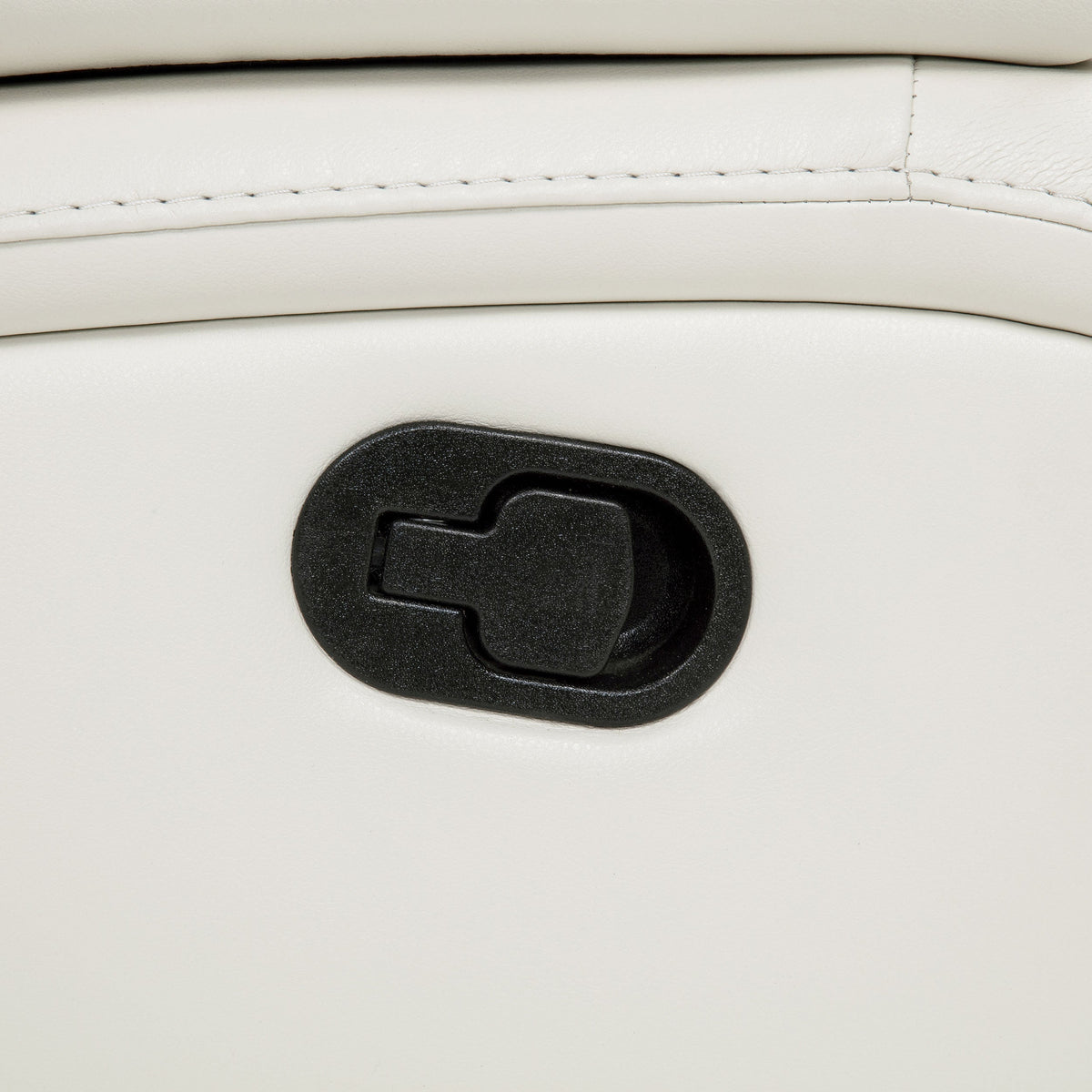 Camila Upholstered Glider Recliner Chair White